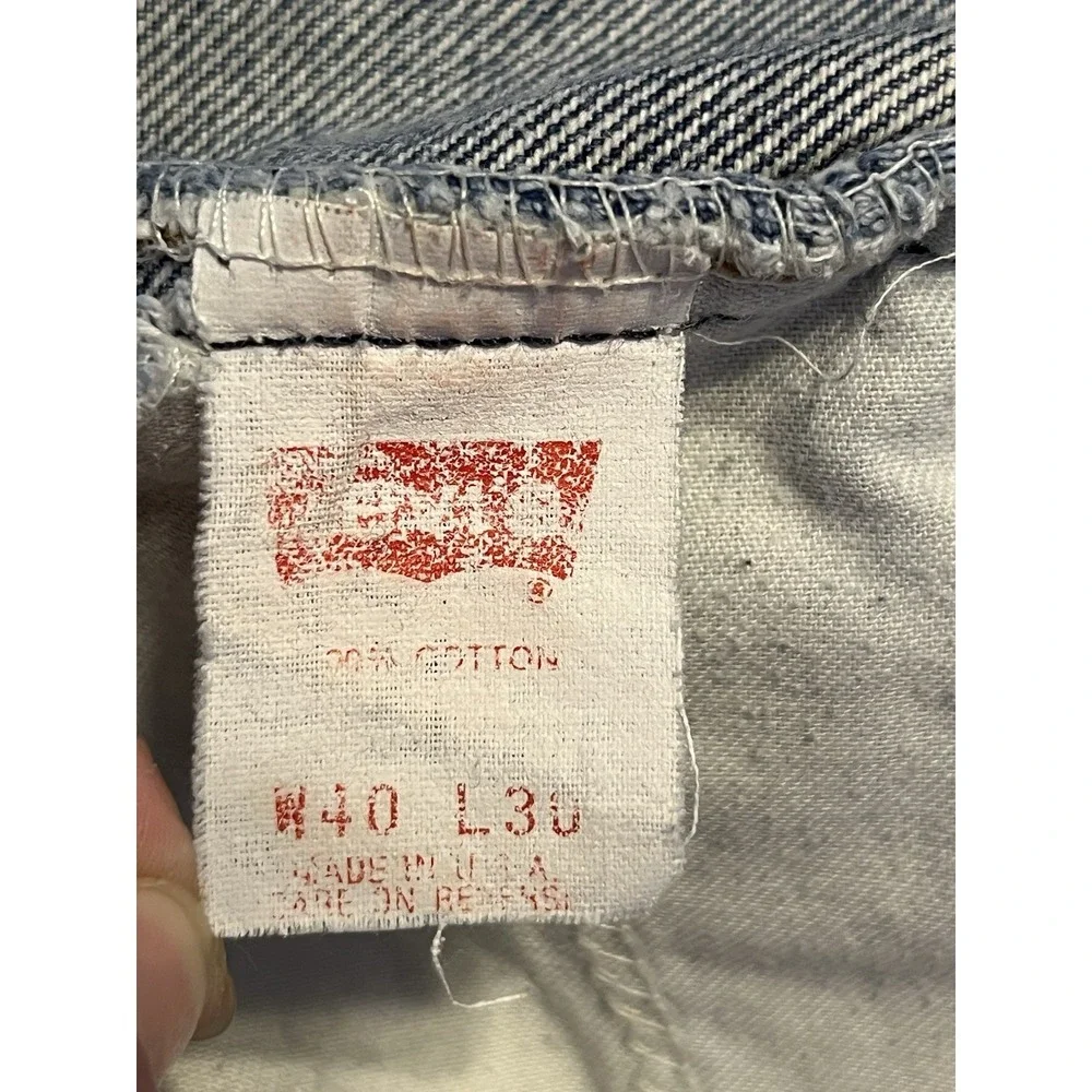 Vintage Levi's 517 Jeans Mens 40x30 (36x29) 80s Orange Tab bootcut USA Saddleman